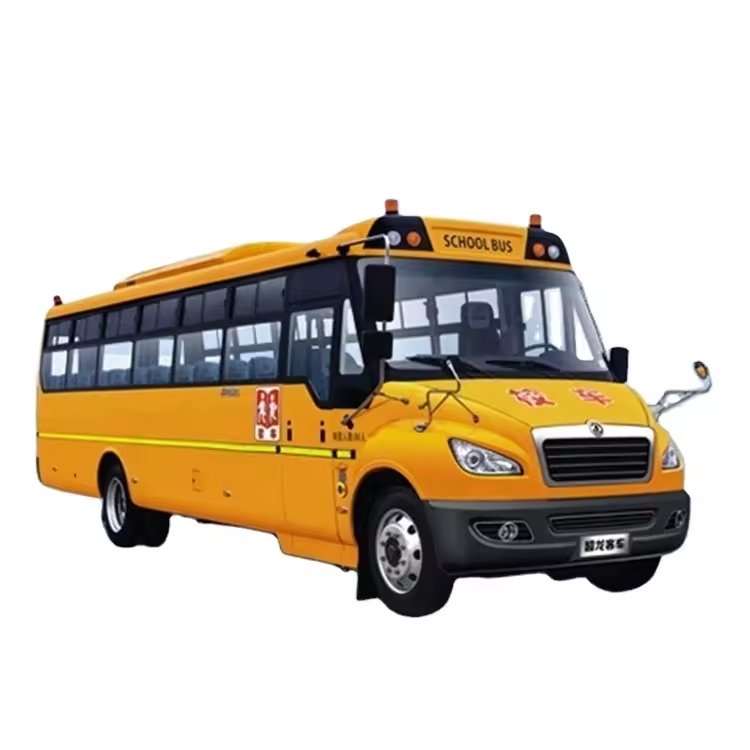 China Brand School Bus 50 Seater Diesel Engine City Buses Safty School Bus for Sale